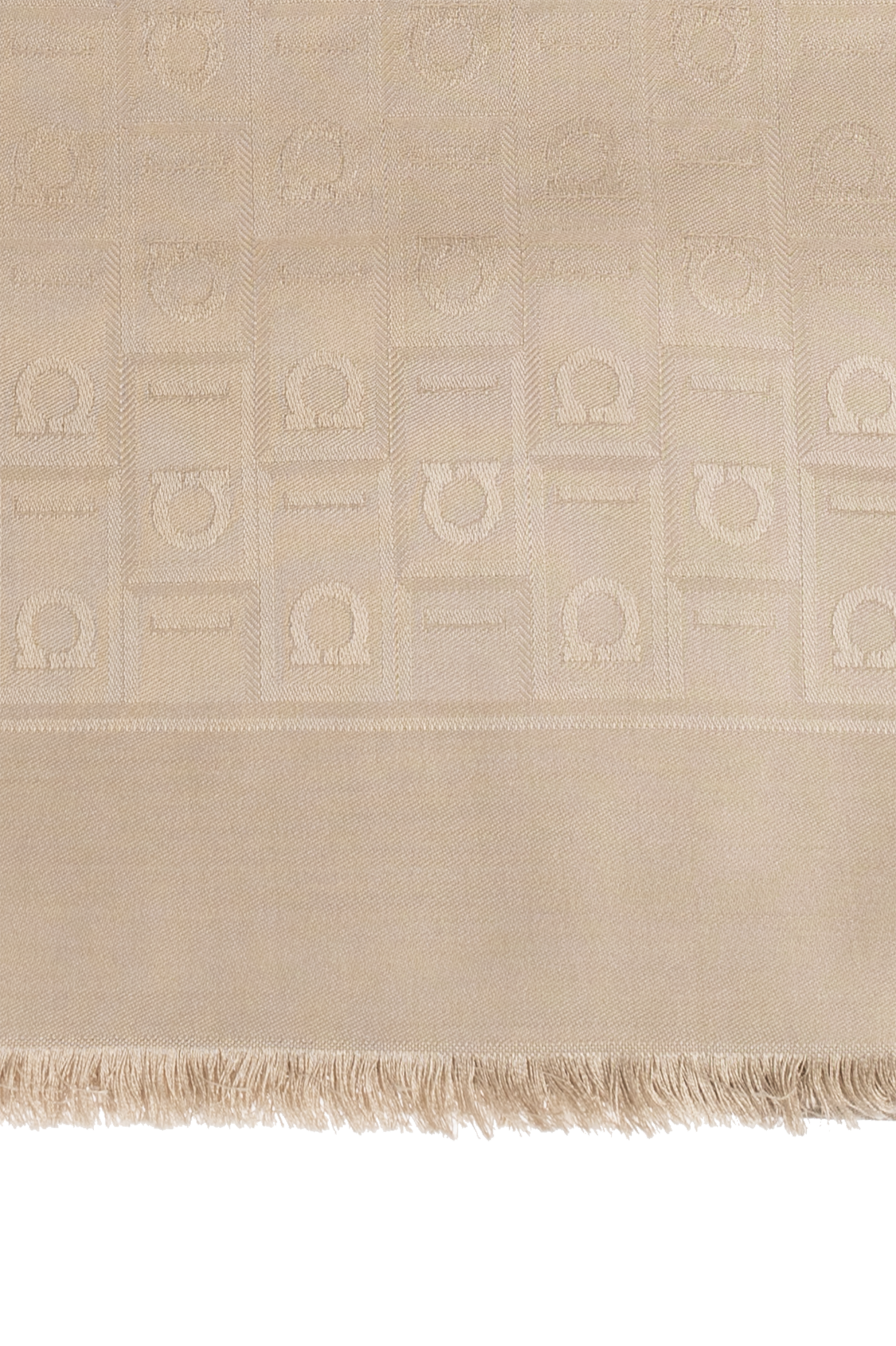 【関税&送料込】Ferragamo Scarfs Beige Beige Scarf with monogram FERRAGAMO - Vitkac Canada